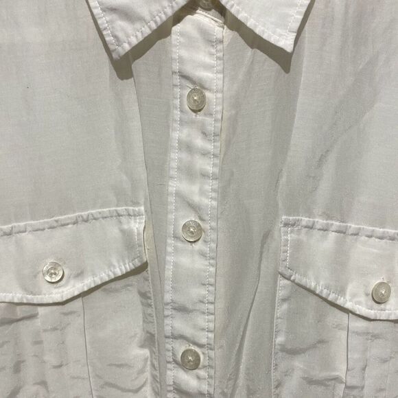 Lauren Ralph Lauren Men's White Collared Long Sleeve Button Up Shirt Size XL - Picture 5 of 9